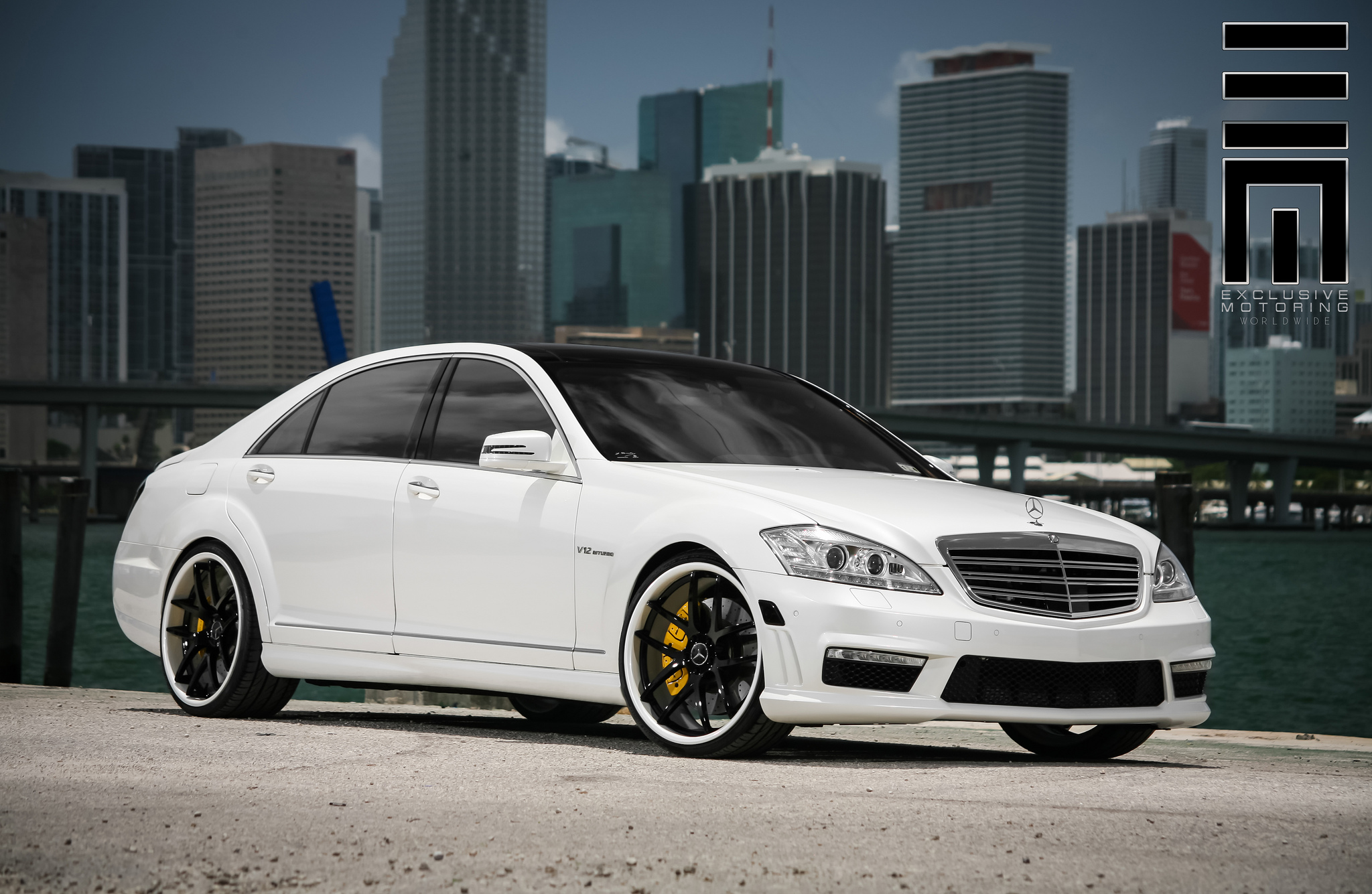 Giovanna Monza Custom Painted on Mercedes Benz  S65AMG